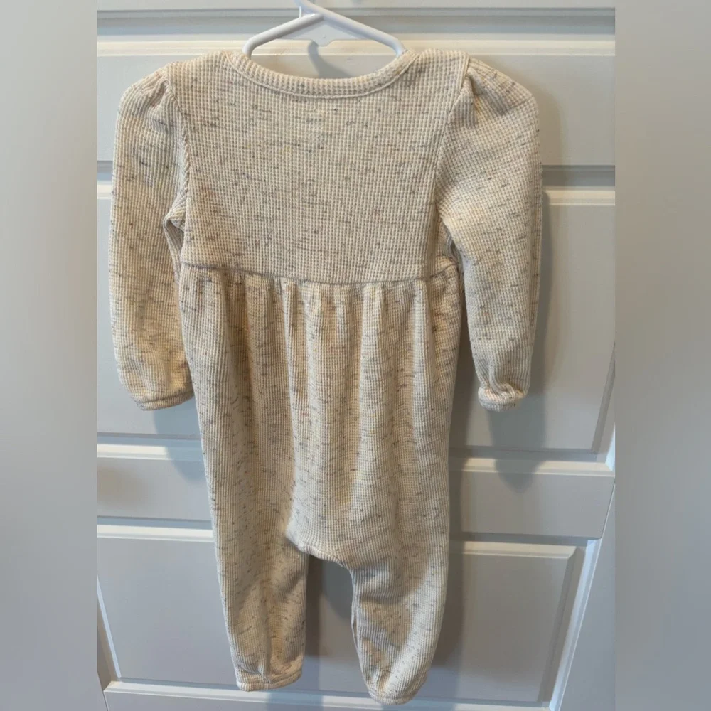 GAP Cream Waffle Weave Playsuit